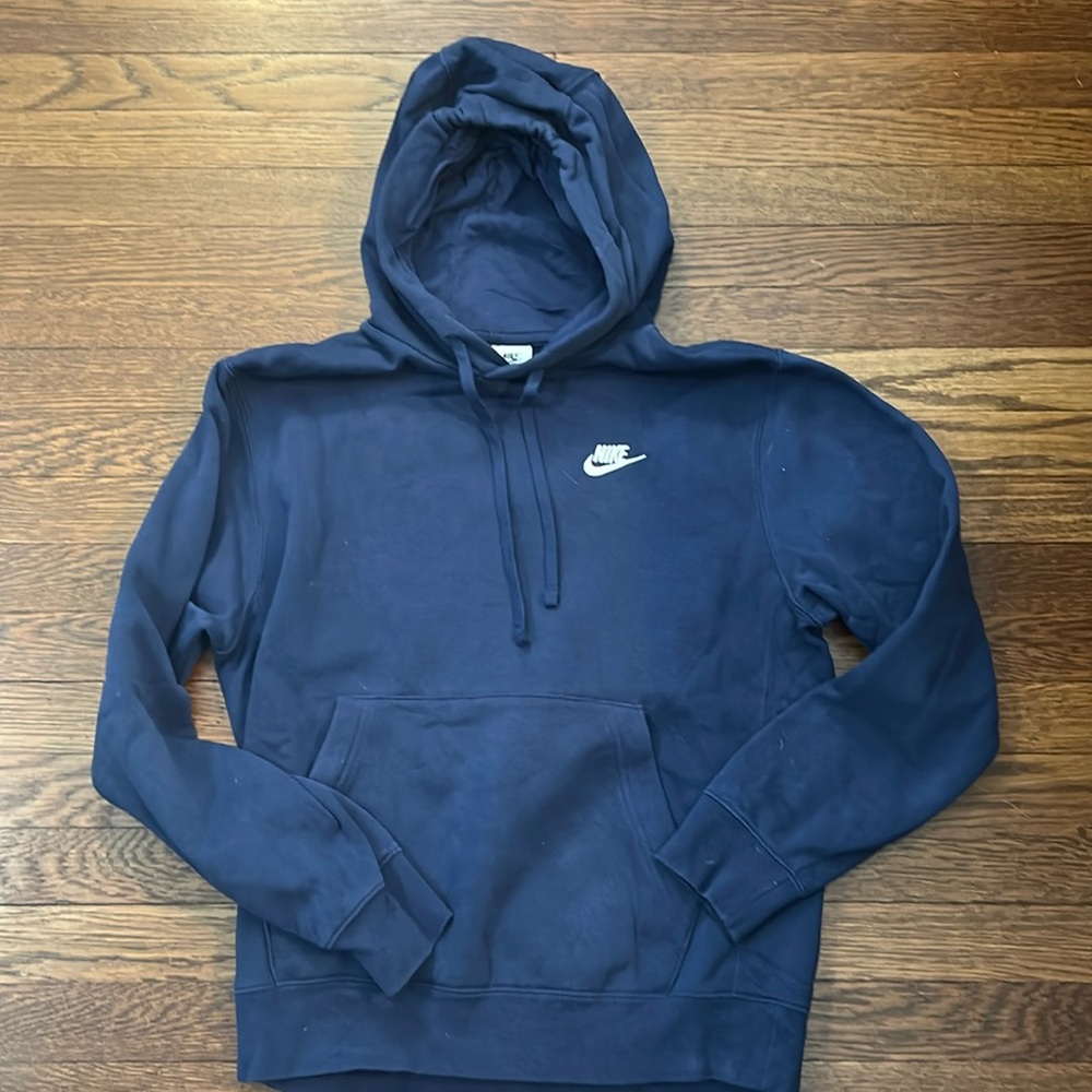 Nike navy Blue Pullover Hoodie
